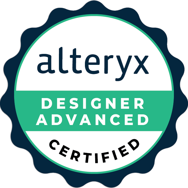 Alteryx Certification